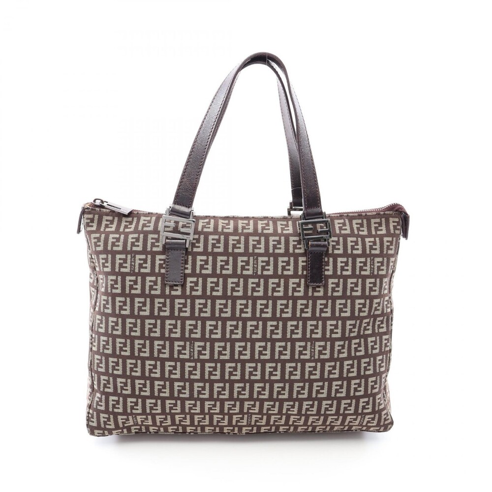Fendi Zucchino Tote Hand Bag Canvas #362895F69B